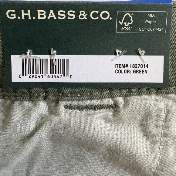 G.H. Bass & Co. Ladies' Chino Ankle Pants, Green, Size 10, NWT - Picture 6 of 16